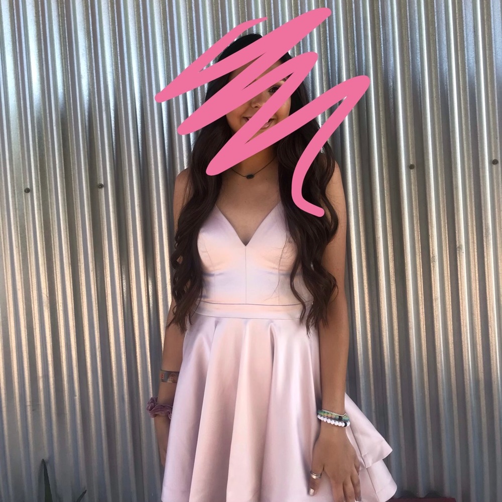 satin banquet dress